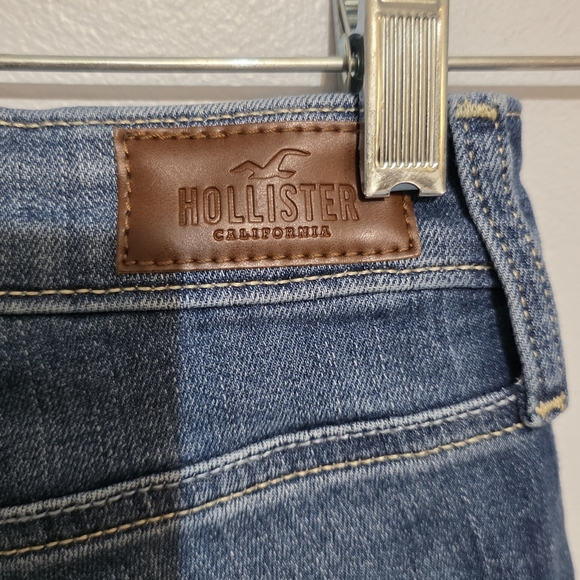 Hollister High Rise Super Skinny Jeans Dark Wash Size 0 Short - Picture 2 of 4